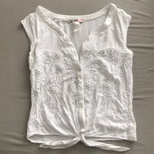 Tied knot Short Sleeve Top